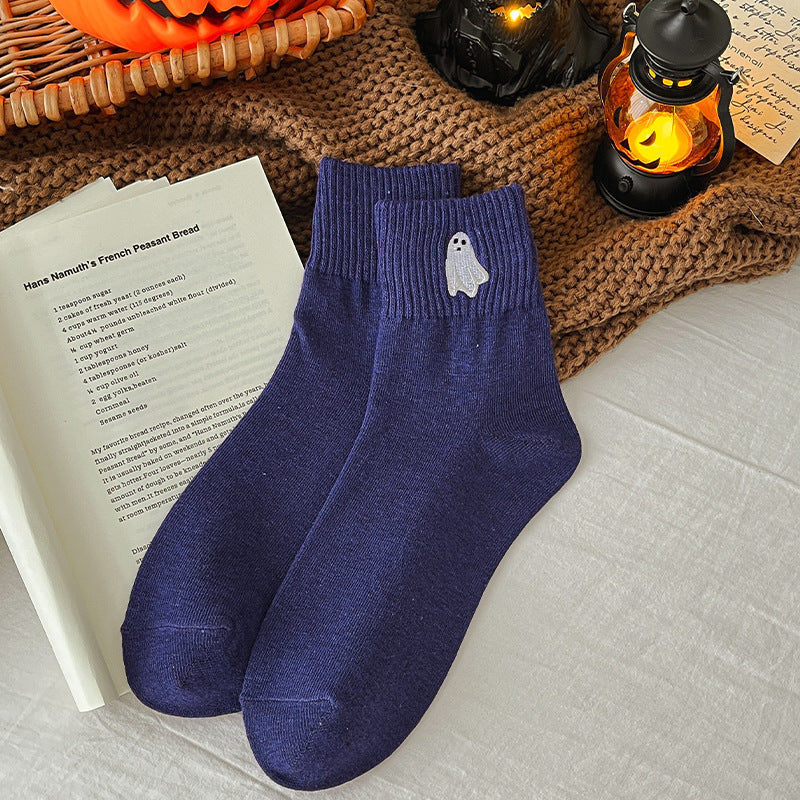 π 50% OFF Halloween Embroidered Ankle Socks1
