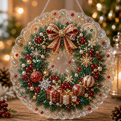 🎄Christmas DIY Diamond Painting Hanging Ornament Kit💎1