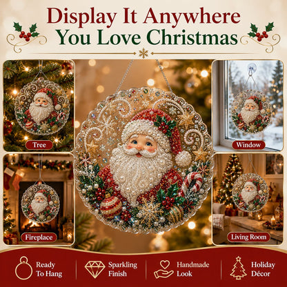 🎄Christmas DIY Diamond Painting Hanging Ornament Kit💎1