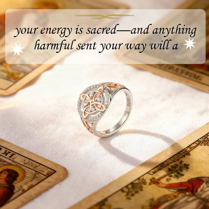 🔮Handmade Witch’s Return-Knot Protection Ring
