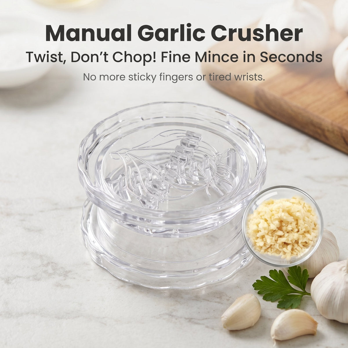 🎁Hot Sale 50% OFF🔥Manual Garlic Twister & Masher1