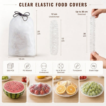 ⏳LAST DAY SALE 50% OFF!!🔥Disposable Stretch Food Covers for Bowls & Plates1