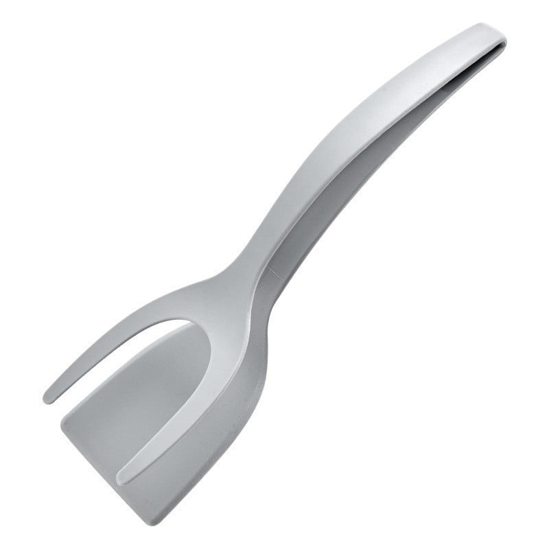 🍳2-in-1 Grip & Flip Tongs – Stop Fighting With Awkward Flips