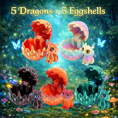 🎁🐉Your Favorite Sky Companions:Mini Dragon Egg Set