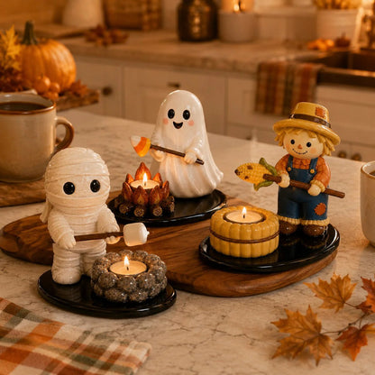 🔥LAST DAY 50% OFF💥Halloween Campfire Tealight Holder