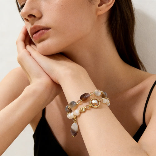 Artisanal Multi-Strand Beaded Bracelet