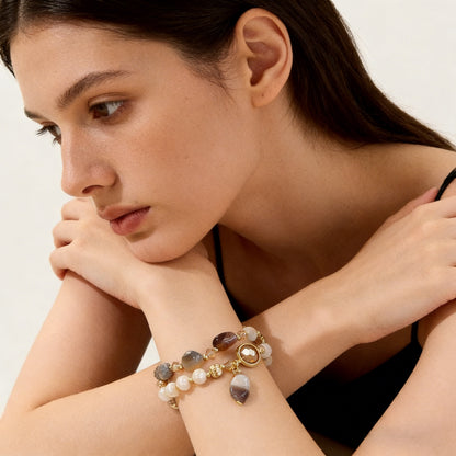 Artisanal Multi-Strand Beaded Bracelet