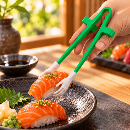 😂 Funny Tiny Hands Sushi Chopsticks – Hilarious Mini Hand Food Grabber for Sushi Lovers & Party Gifts