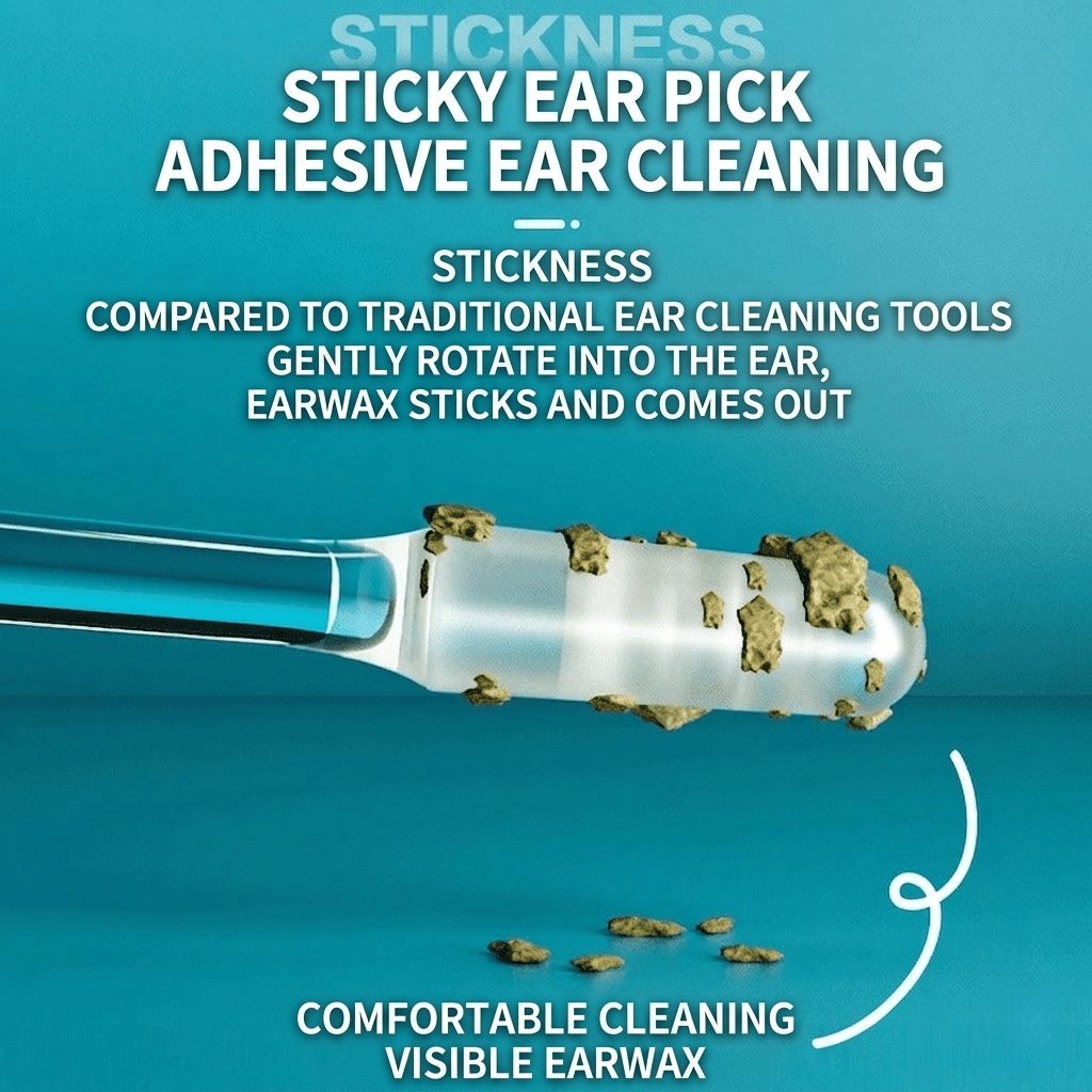 👂Reusable Sticky-Tip Earwax Remover Sticks