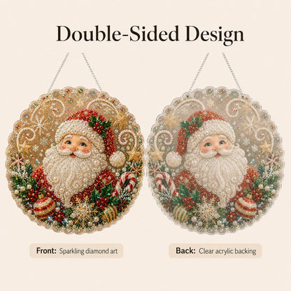 🎄Christmas DIY Diamond Painting Hanging Ornament Kit💎1