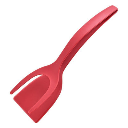 🍳2-in-1 Grip & Flip Tongs – Stop Fighting With Awkward Flips