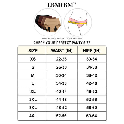 💖Last Day 50% OFF|LBMLBM™  100% Leak-Proof Underwear 4-pack🔥