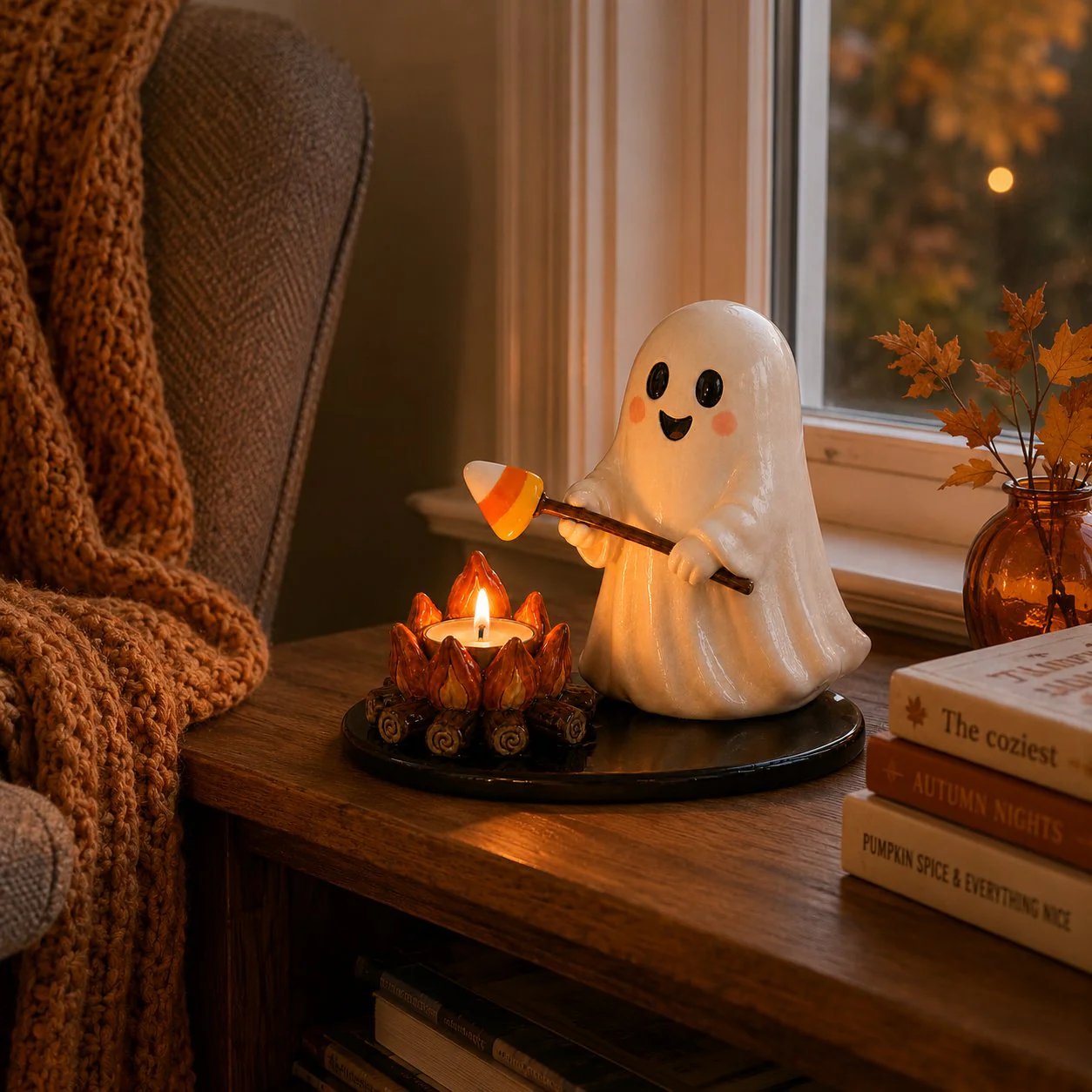 🔥LAST DAY 50% OFF💥Halloween Campfire Tealight Holder
