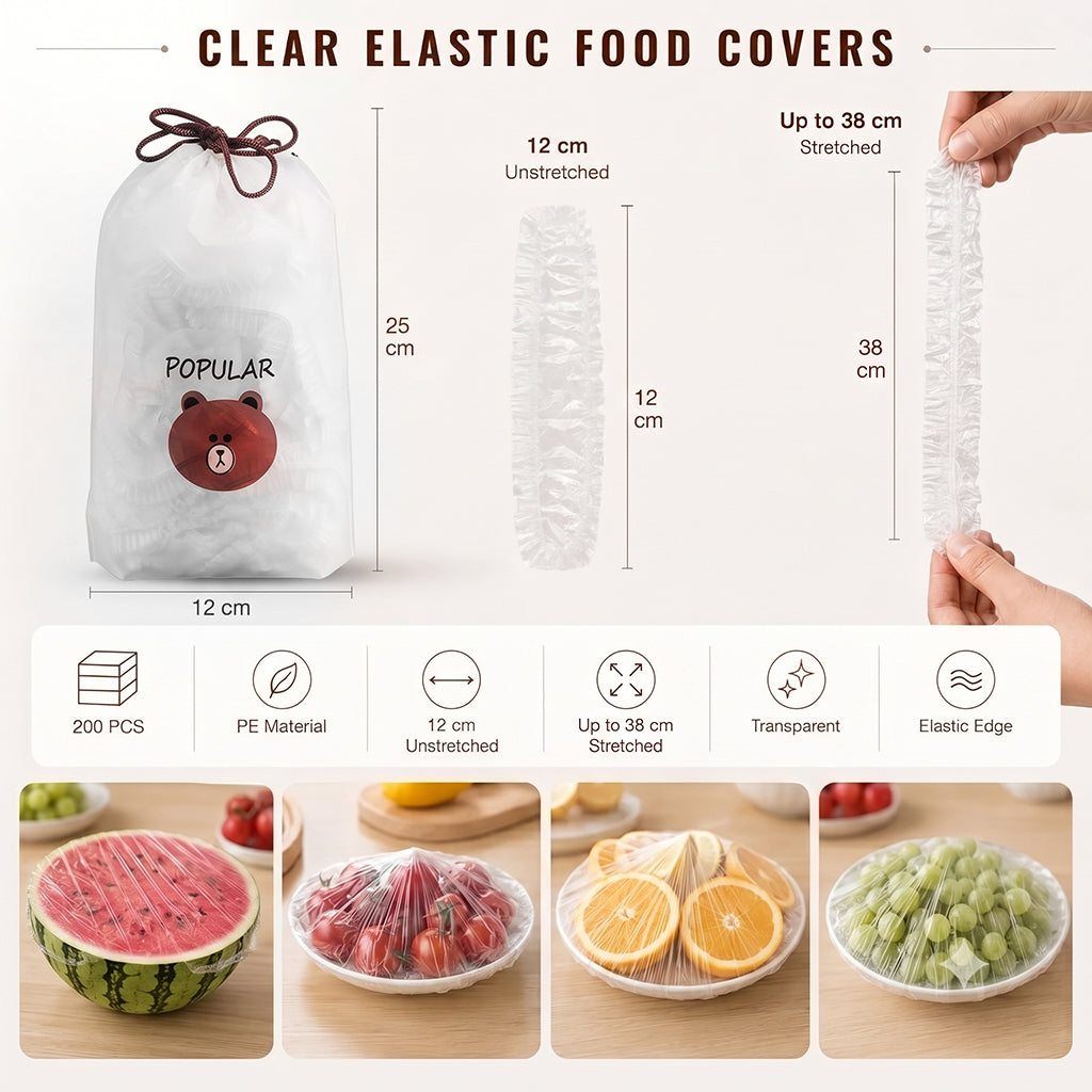 ⏳LAST DAY SALE 50% OFF!!🔥Disposable Stretch Food Covers for Bowls & Plates