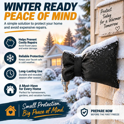 ❄️Insulated Outdoor Faucet Cover – Winter Freeze Protection