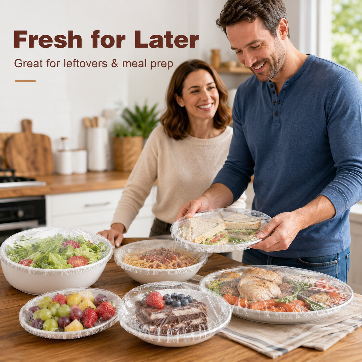 ⏳LAST DAY SALE 50% OFF!!🔥Disposable Stretch Food Covers for Bowls & Plates