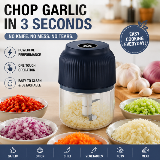 🔥50% off on the last day| 😩 Still Chopping Garlic by Hand? This Kitchen Gadget Does It in 3 Seconds🔥