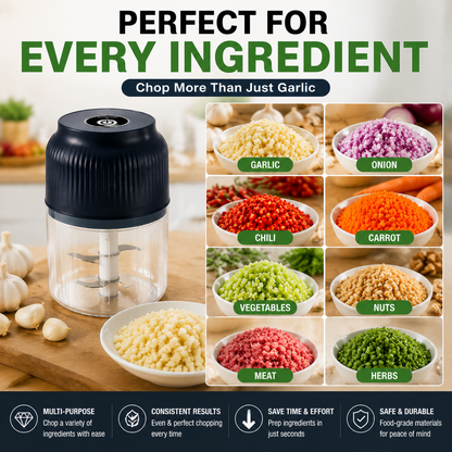 🔥50% off on the last day🔥| 😩 Still Chopping Garlic by Hand? This Kitchen Gadget Does It in 3 Seconds