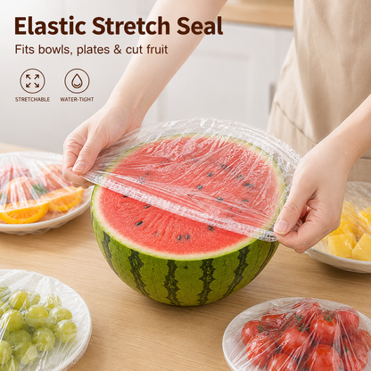 ⏳LAST DAY SALE 50% OFF!!🔥Disposable Stretch Food Covers for Bowls & Plates