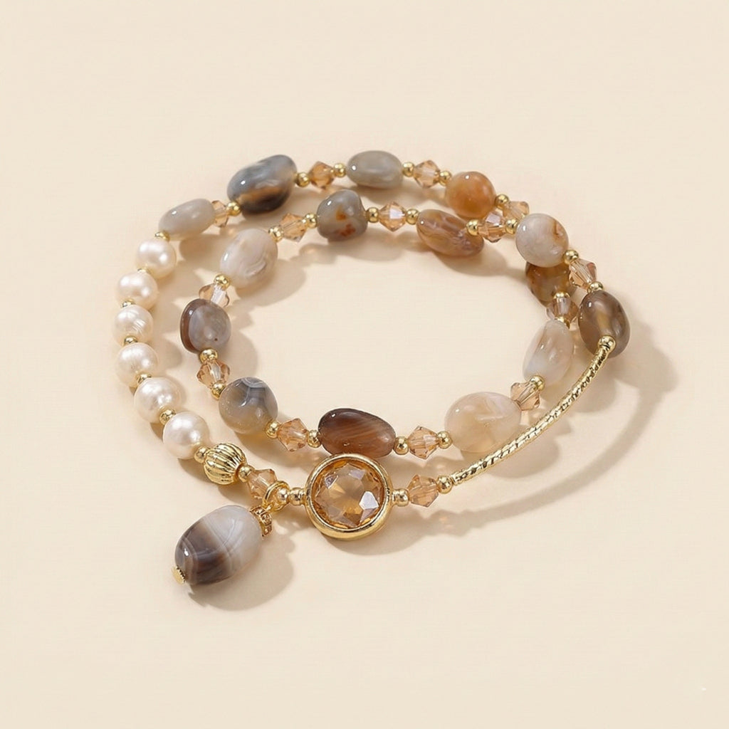 Artisanal Multi-Strand Beaded Bracelet