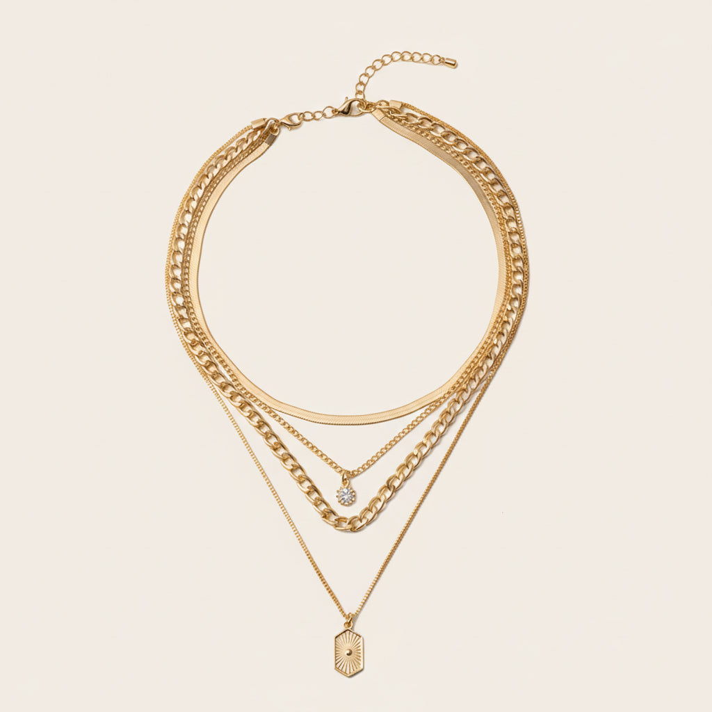 Multi-Layered Statement Necklace