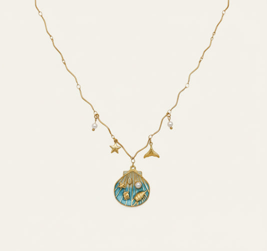 Bohemian Coastal Charm Necklace