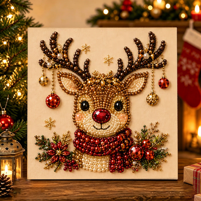 ✨ 3D Christmas Pearl Craft Kit – Relaxing DIY Holiday Art (📦 Free Shipping on 2+)