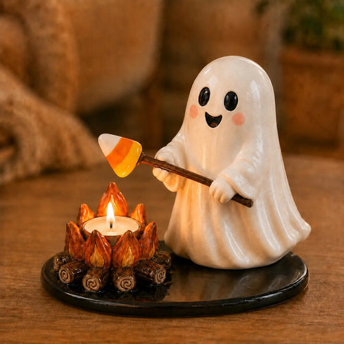 🔥LAST DAY 50% OFF💥Halloween Campfire Tealight Holder1