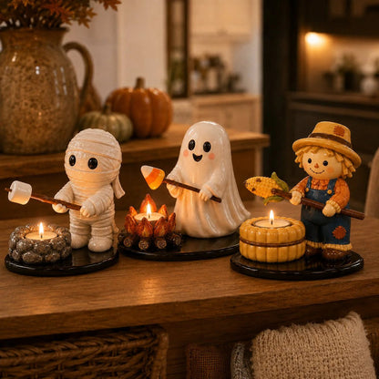 🔥LAST DAY 50% OFF💥Halloween Campfire Tealight Holder