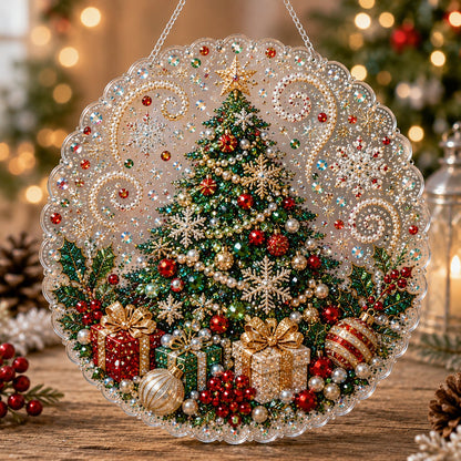 🎄Christmas DIY Diamond Painting Hanging Ornament Kit💎1