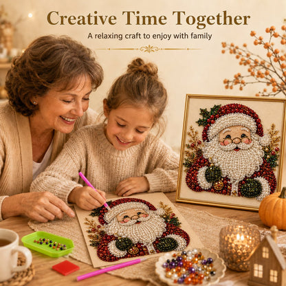 ✨ 3D Christmas Pearl Craft Kit – Relaxing DIY Holiday Art (📦 Free Shipping on 2+)