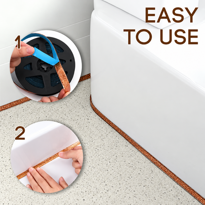 ✨ Peel & Stick Gap Sealing Tape – 6m Kitchen & Bath Edge Trim