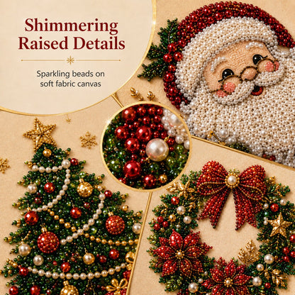 ✨ 3D Christmas Pearl Craft Kit – Relaxing DIY Holiday Art (📦 Free Shipping on 2+)