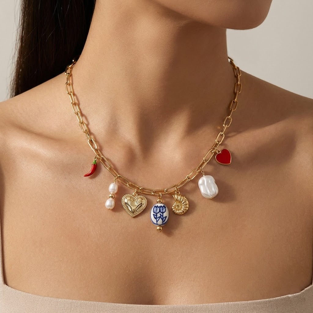 Chic Retro Charm Necklace