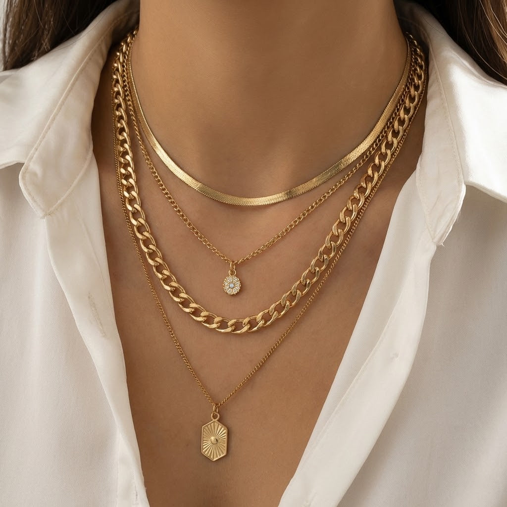 Multi-Layered Statement Necklace