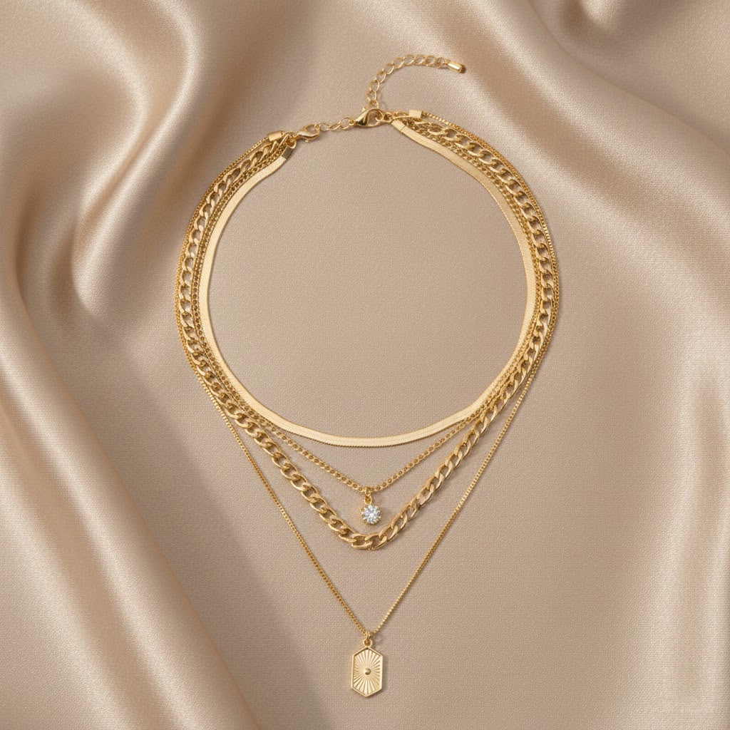 Multi-Layered Statement Necklace